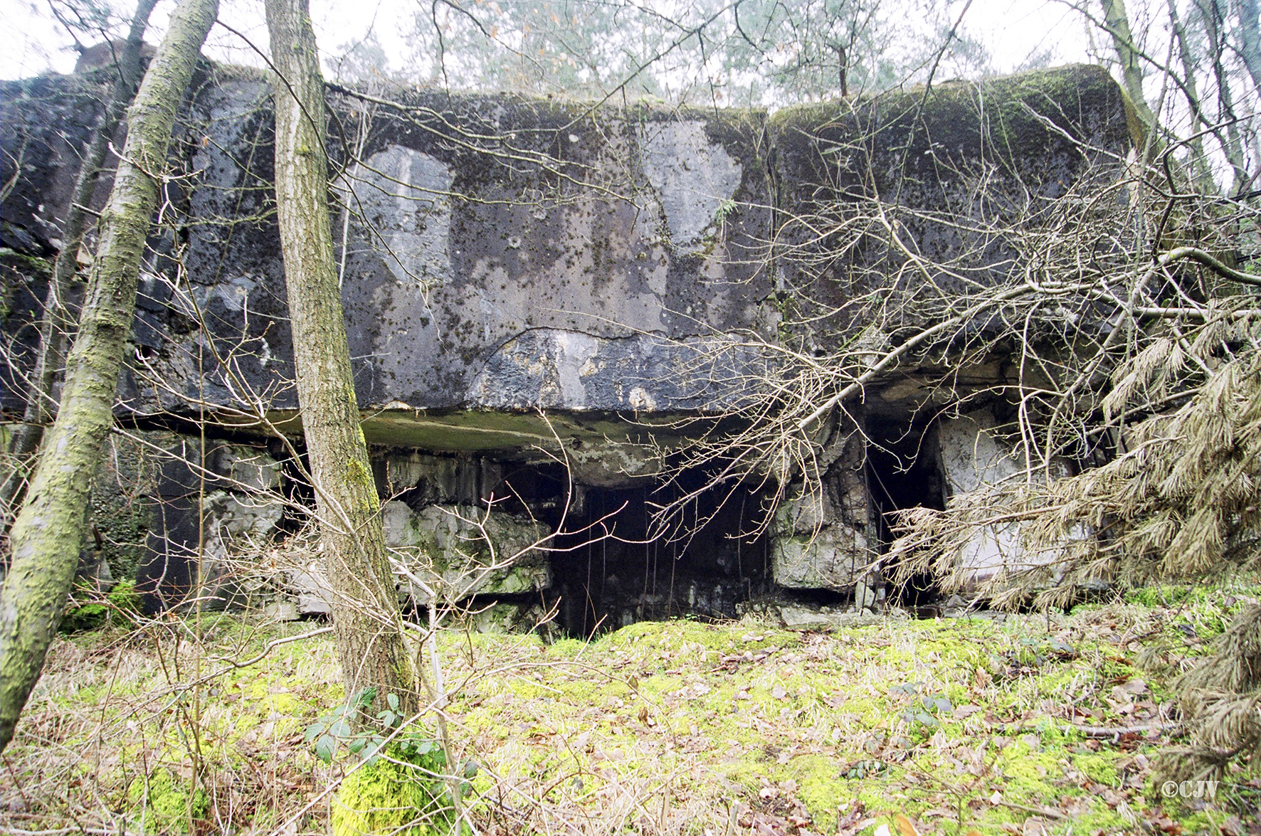 Ligne Maginot - HOCHWALD C1 ( Casemate d'infanterie ) - Façade de la casemate