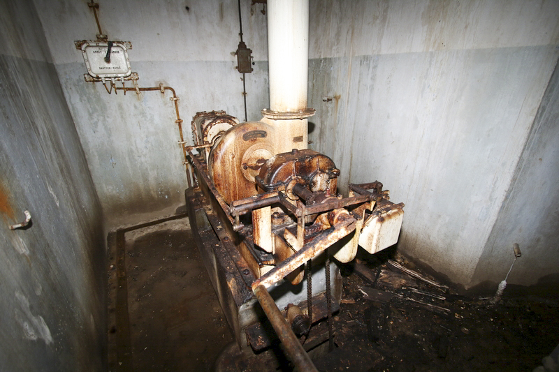Ligne Maginot - HOCHWALD - (Ouvrage d'artillerie) - Bloc 14
Ventilateur de la tourelle de 135