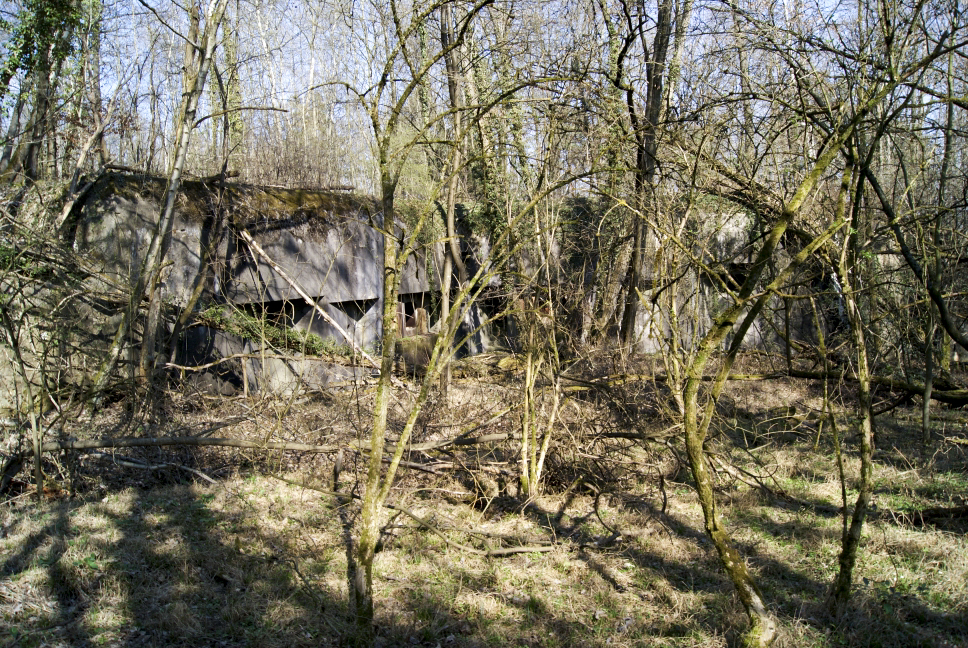 Ligne Maginot - HOCHWALD - (Ouvrage d'artillerie) - Bloc 16
Coffre de contrescarpe du fossé antichar de l'ouvrage ouest