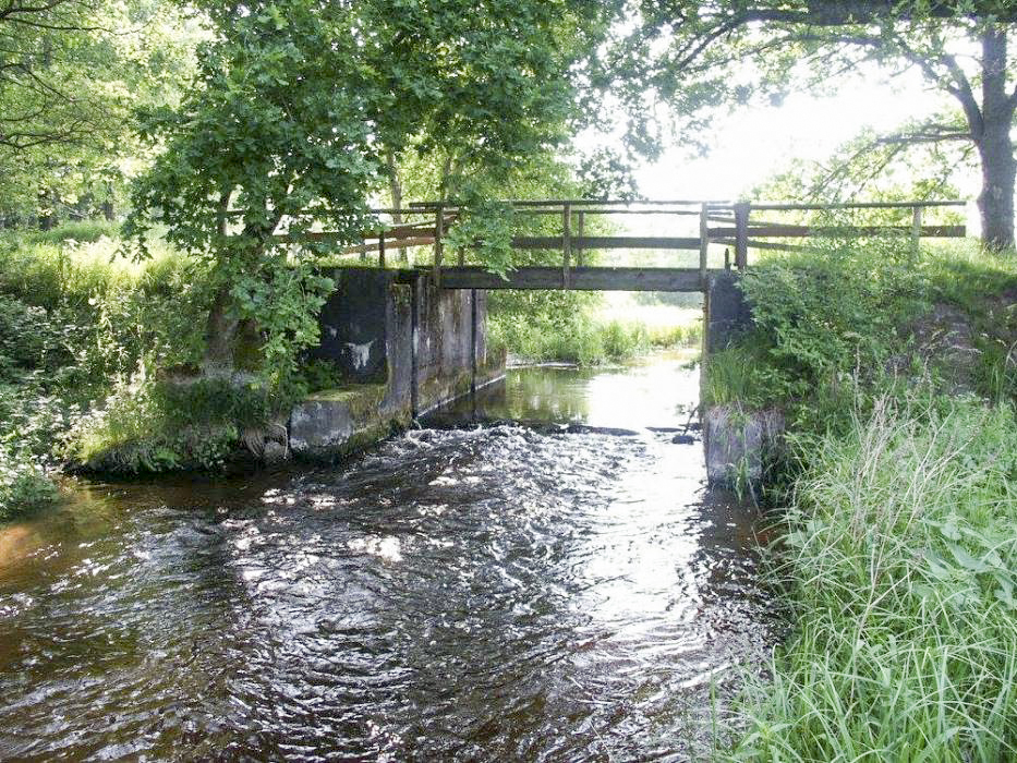 Ligne Maginot - Barrage de Dambach Sud - Vue du pertuis - GRAMI