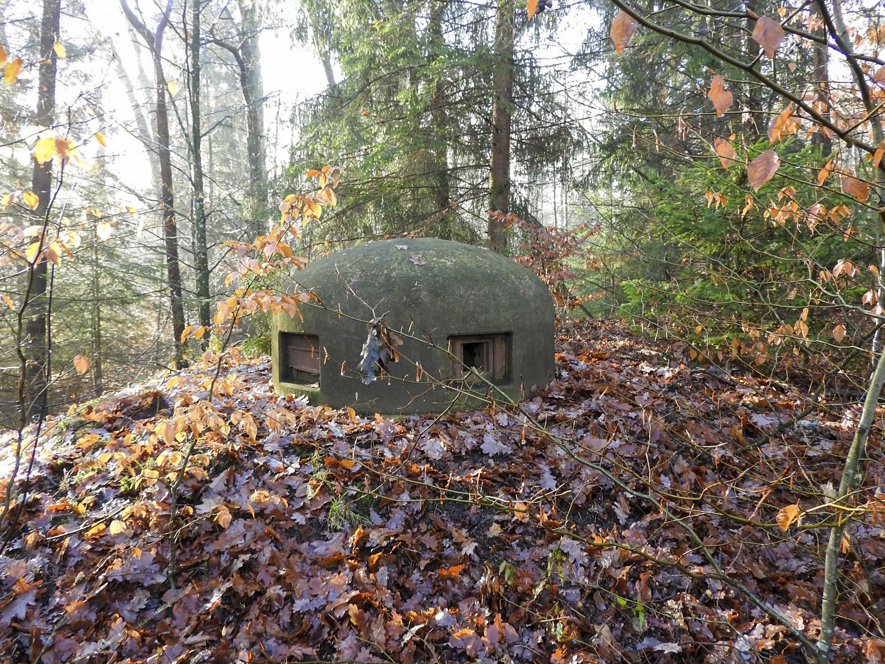 Ligne Maginot - GRAFENWEIHER NORD OUEST - (Casemate d'infanterie - double) - La cloche Est à quatre créneaux - STENGER Mathieu