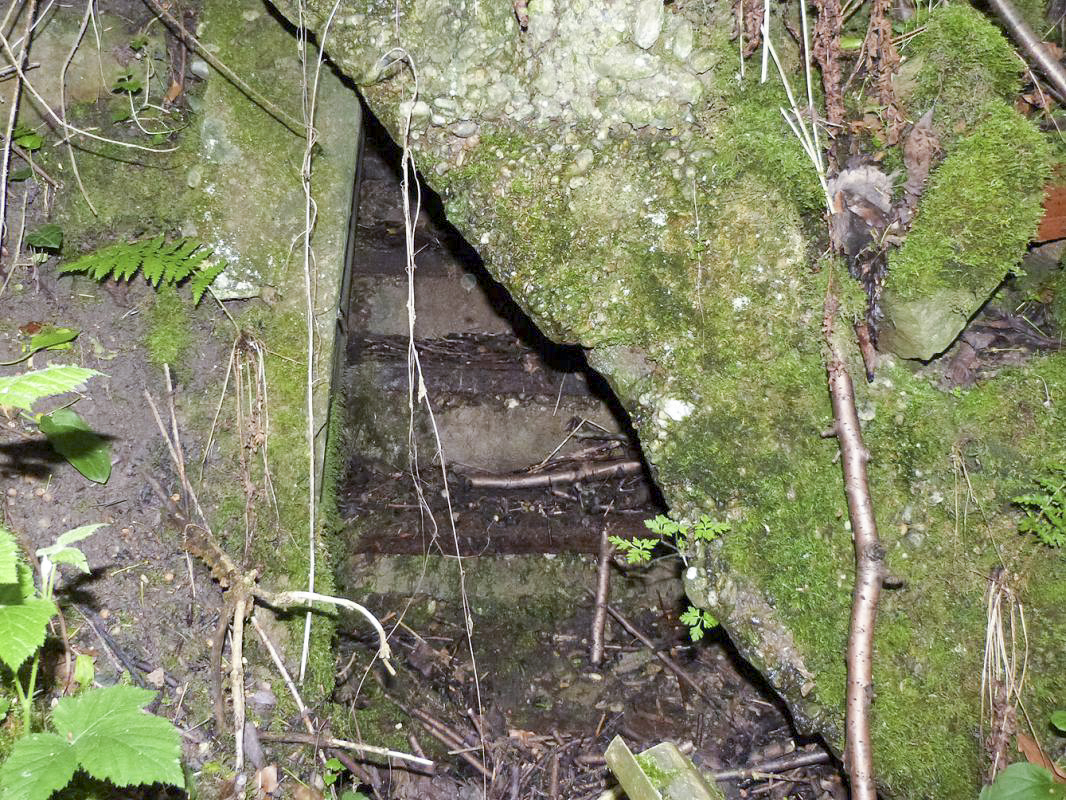 Ligne Maginot - CLIMBACH 4 - (Blockhaus pour canon) - Un escalier