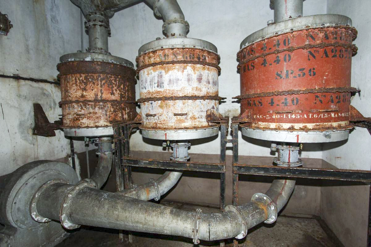 Ligne Maginot - GRASERSLOCH - (Abri) - Le système de ventilation  et de filtrage de l'air