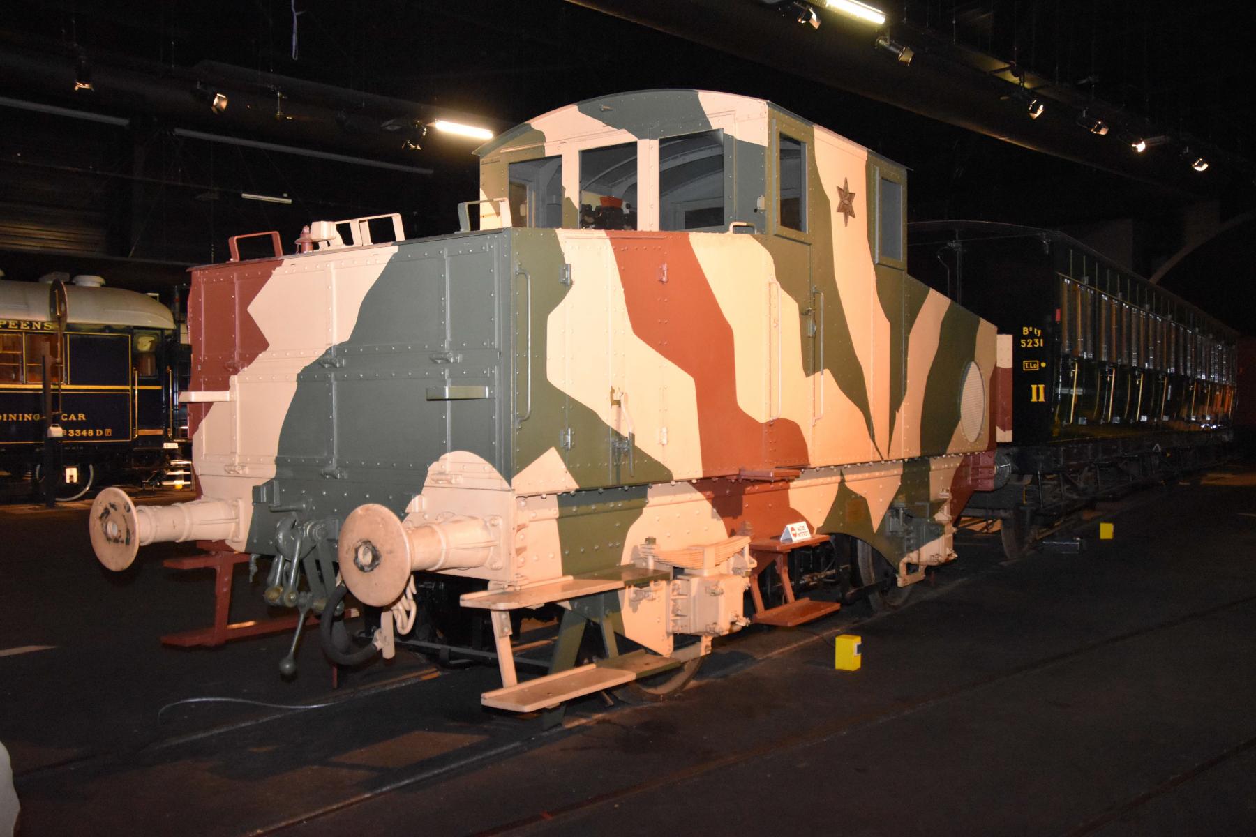 Ligne Maginot - Locotracteur Crochat 120cv - Locotracteur exposé au Musée du Chemin de fer