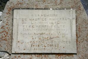 Ligne Maginot - VANOISE - (Ouvrage d'infanterie) - A proximité de l'ouvrage, un monument