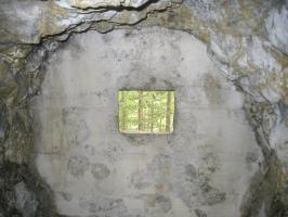Ligne Maginot - PLAMPINET - (Ouvrage d'infanterie) - Créneau de tir de la galerie principale