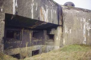 Ligne Maginot - BOIS DU FOUR - A5 - (Ouvrage d'infanterie) - Les créneaux de la chambre de tir Est