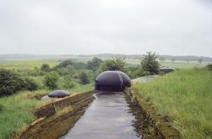 Ligne Maginot - BOIS DU FOUR - A5 - (Ouvrage d'infanterie) - Cloche GFM nord, cloche VDP et tourelle mitrailleuses
