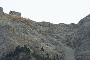 Ligne Maginot - JANUS - (Ouvrage d'artillerie) - Bloc 2 et bloc 3 vu du fond de la vallée