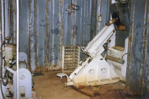 Ligne Maginot - LAVOIR - (Ouvrage d'artillerie) - Bloc 5
Chambre de tir gauche pour mortiers de 81 mle 32