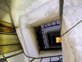 Ligne Maginot - BREHAIN OUEST (C2 DE L'OUVRAGE DE BREHAIN) - (Casemate d'infanterie - Simple) - Le puits menant vers la partie souterraine de ce qui devait être un bloc relié à l'ouvrage de Bréhain