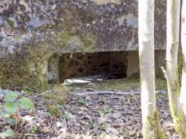 Ligne Maginot - BA106 - ROUTE DE REVIN 3. - (Blockhaus pour arme infanterie) - Face frontale droite, créneau Hotchkiss