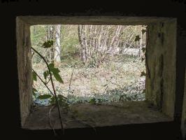 Ligne Maginot - MF16 - S - BEAU TERME - (Poste GRM - Maison Forte) - Vue du créneau AC