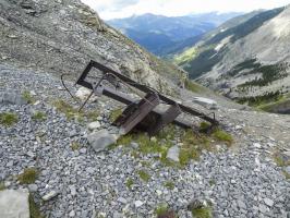 Ligne Maginot - COL DE CROUS (C) - (Ouvrage d'infanterie) - Restes du téléphérique