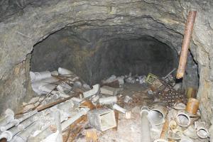 Ligne Maginot - PAS DU ROC - (Ouvrage d'artillerie) - Les fouilles prévues pour la cuisine et le bloc cheminée
