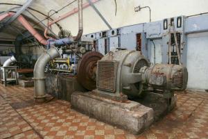 Ligne Maginot - PAS DU ROC - (Ouvrage d'artillerie) - L'usine électrique
Groupe électrogène à moteur Altshom de 54 CV