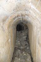 Ligne Maginot - PLAN à MARIN - (Abri) - Galerie principale vers caserne, à droite chambre G