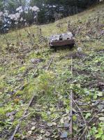 Ligne Maginot - PLAN à MARIN - (Abri) - Le chantier
Vestiges de la voie de 60