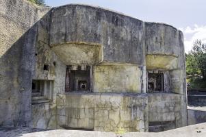 Ligne Maginot - SAINT ANTOINE - (Ouvrage d'artillerie) - Bloc 1
Les créneaux de 75 mle 31 et de mortiers de 81 superposés