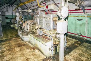 Ligne Maginot - SAINT ANTOINE - (Ouvrage d'artillerie) - L'usine électrique
Groupes électrogènes à moteur Alsthom