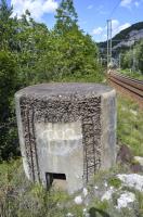 Ligne Maginot - SAINT ANTOINE 2 - (Blockhaus pour arme infanterie) - L'entrée réduite à l'arrière