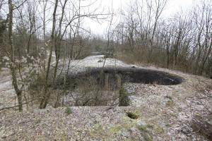 Ligne Maginot - FORT DE MUTZIG - (Ouvrage d'artillerie) - BATTERIE 4
Pièce de 10 sous bouclier