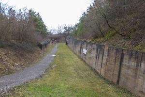 Ligne Maginot - FORT DE MUTZIG - (Ouvrage d'artillerie) - Renforcement des escarpements du fossé du saillant nord-ouest par le génie français en 1929