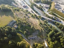 Ligne Maginot - SAINT GOBAIN - (Ouvrage d'infanterie) - Vue aérienne de l'ouvrage