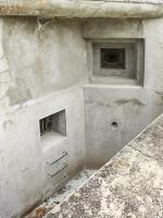 Ligne Maginot - SAINT GOBAIN - (Ouvrage d'infanterie) - Bloc 1
Créneau FM et issue de secours dans un fossé particulier
