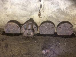 Ligne Maginot - 75T - (Chambre de coupure) - Les entrées de cables, parmi lesquelles seule une était utilisée