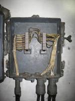Ligne Maginot - SAPEY - (Ouvrage d'artillerie) - Répartiteur téléphonique de l'entrée
Détail des connexions réalisées.