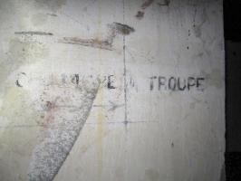 Ligne Maginot - OBERROEDERN NORD - (Casemate d'infanterie - Double) - Inscription 'chambre de troupe'