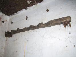 Ligne Maginot - OBERROEDERN NORD - (Casemate d'infanterie - Double) - Reste de ratelier à fusils dans la chambre de troupe