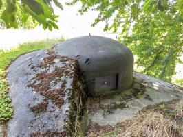 Ligne Maginot - ASCHBACH EST - O2 - (Casemate d'infanterie - double) - Cloche GFM nord-ouest