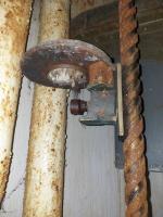 Ligne Maginot - BOIS de HOFFEN Ouest (Casemate d'infanterie) - Vis sans fin de la noria d'approvisionnement et plateau porte chargeur