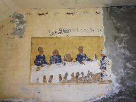 Ligne Maginot - SAPEY - (Casernement) - Peinture murale en péril