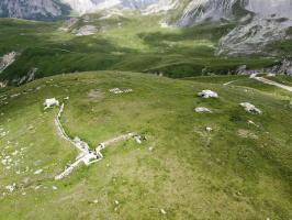 Ligne Maginot - VALLEE ETROITE - (Ouvrage d'infanterie) - A droite bloc 2 et bloc 4  A gauche bloc 1 et l’entrée Nord