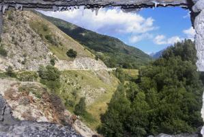 Ligne Maginot - B14 - PAS DE LA PORTE NORD - SA-8 - (Blockhaus pour canon) - Champ de tir du créneau supérieur