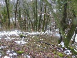 Ligne Maginot - F103 - NANT DEBOUT - HS122 - (Blockhaus pour arme infanterie) - Vu vers le bas, la route et le torrent