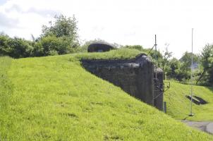 Ligne Maginot - IMMERHOF - A10 - (Ouvrage d'infanterie) - Bloc d'entrée 
Dessus du bloc
