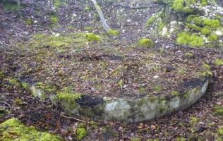 Ligne Maginot - LE PLANOT NORD - (Cuve pour canon) - La position pour canon