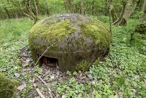 Ligne Maginot - BOIS DE KANFEN OUEST - C42 - (Casemate d'infanterie - Simple) - La cloche GFM, état initial