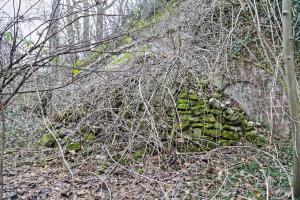 Ligne Maginot - I6 - (Abri) - Le rocaillage de protection de l'entrée renforcée 