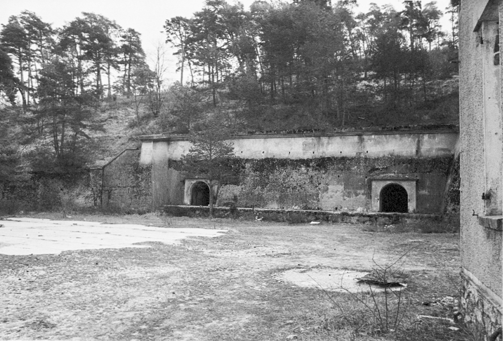 Ligne Maginot - FARGUET - (Dépôt de Munitions) - Photo prise en 1990
Au premier plan, une tole cache l'accès à une citerne souterraine de grande capacité