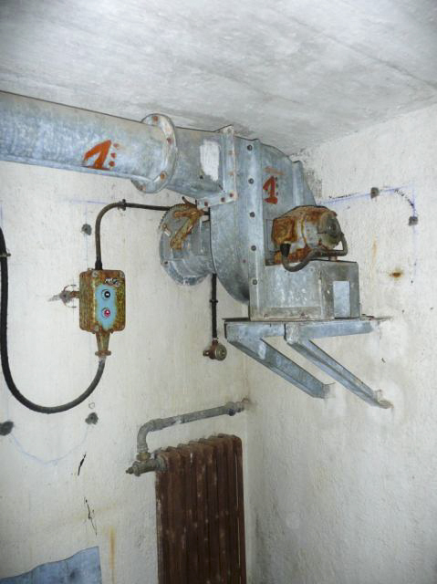 Ligne Maginot - PLATE LOMBARDE - (Ouvrage d'infanterie) - Bloc 1
Ventilation