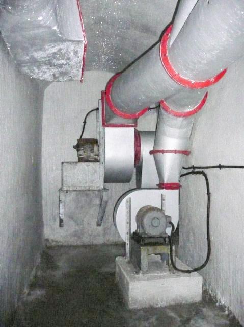 Ligne Maginot - PLATE LOMBARDE - (Ouvrage d'infanterie) - Ventilation
