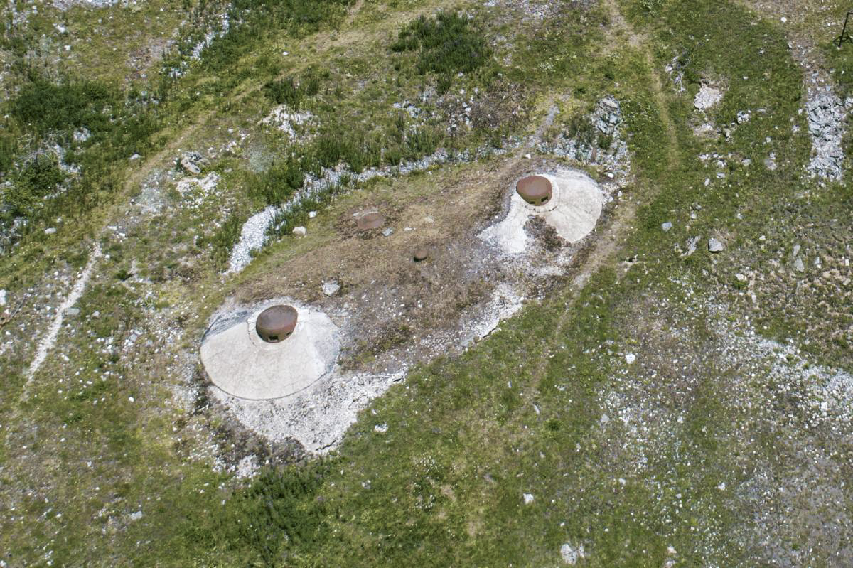 Ligne Maginot - LAVOIR - (Ouvrage d'artillerie) - Vue aérienne du bloc 4