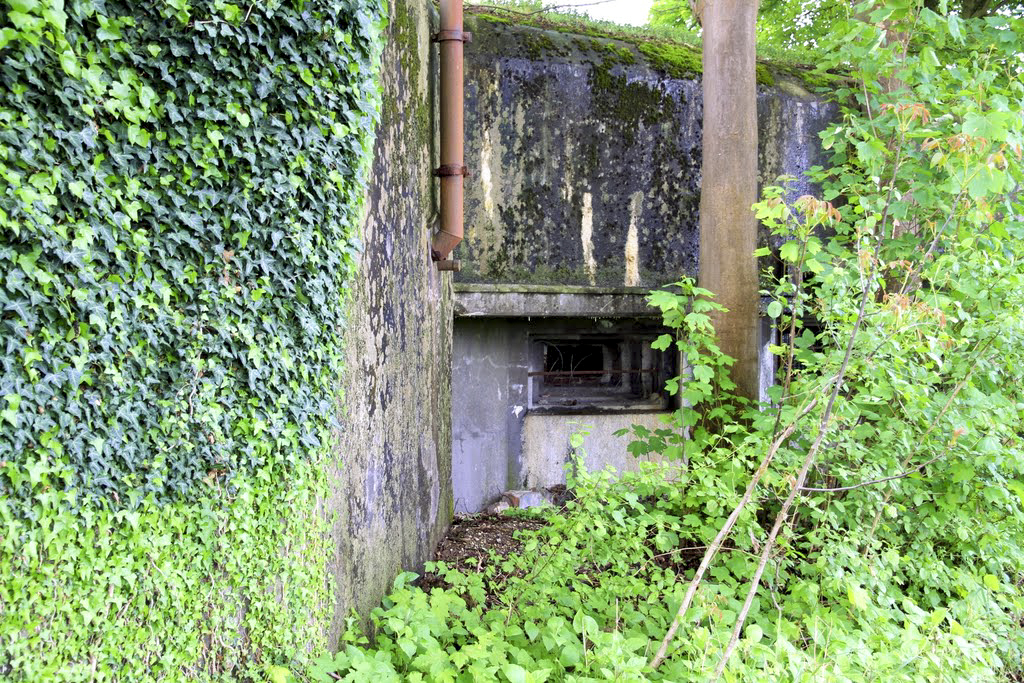 Ligne Maginot - 27/3 - FRIESENHEIM - (Casemate d'infanterie - Double) - L'entrée de casemate et la cheminée