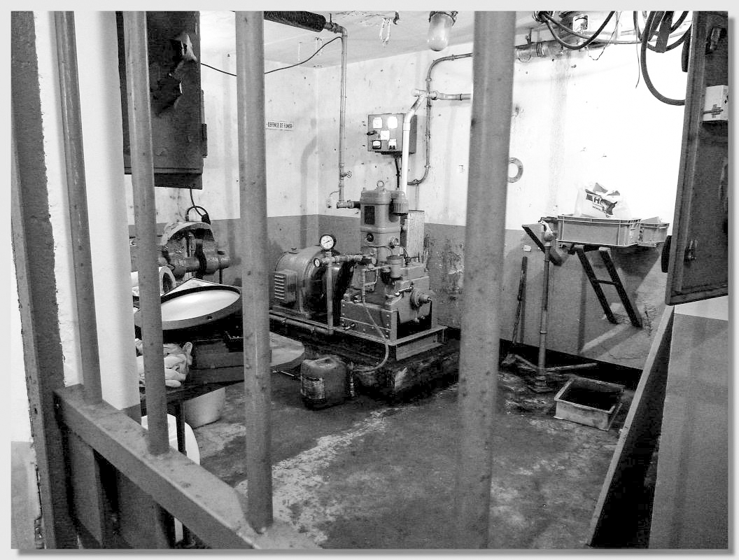 Ligne Maginot - BREHAIN OUEST (C2 DE L'OUVRAGE DE BREHAIN) - (Casemate d'infanterie - Simple) - L'usine électrique
Groupe électrogène à moteur CLM 1 PJ 65