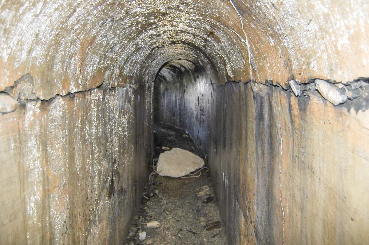 Ligne Maginot - REVETS - (Ouvrage d'infanterie) - Couloir vers bloc 1